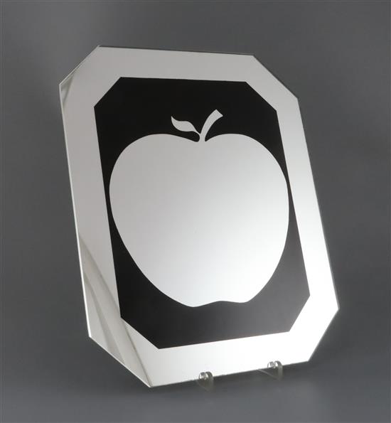 An original Ringo or robing mirror sold exclusively through the Beatles Apple offices, c.1970